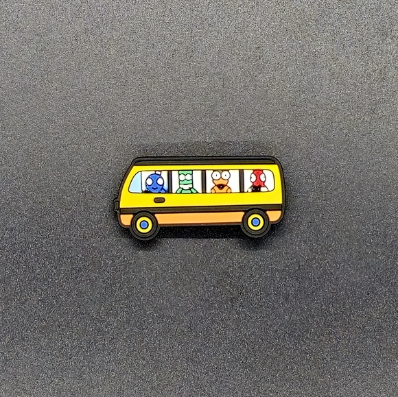 (5/$15) Rainbow Friends Bus Croc Charm - Picture 1 of 2